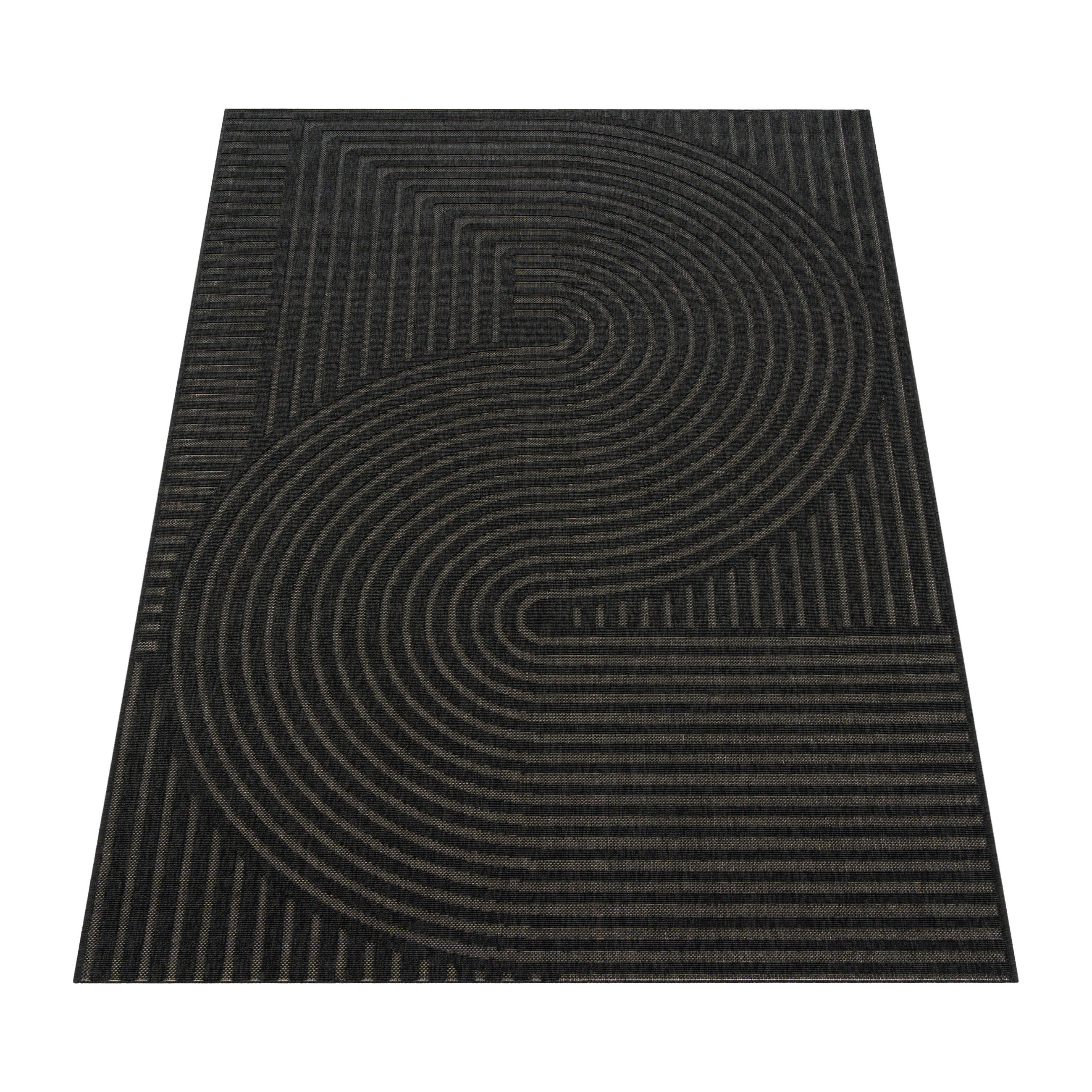 OUTDOORTEPPICH 160/230 cm Brugge 227 - Anthrazit, Textil (160/230cm) - Paco Home