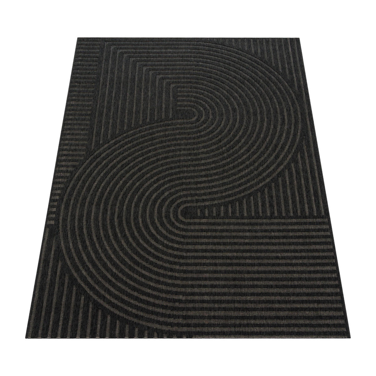 OUTDOORTEPPICH 160/230 cm Brugge 227 - Anthrazit, Textil (160/230cm) - Paco Home