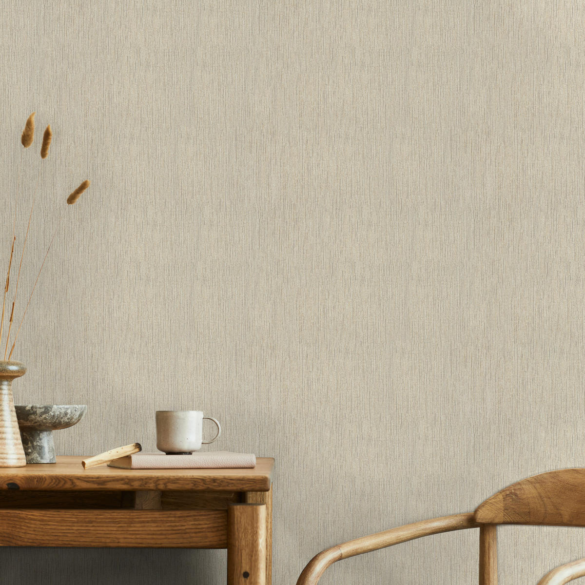 VLIESTAPETE - Nadé 1000x52cm - Creme/Weiß, Papier/Kunststoff (52/1000cm) - Boutique