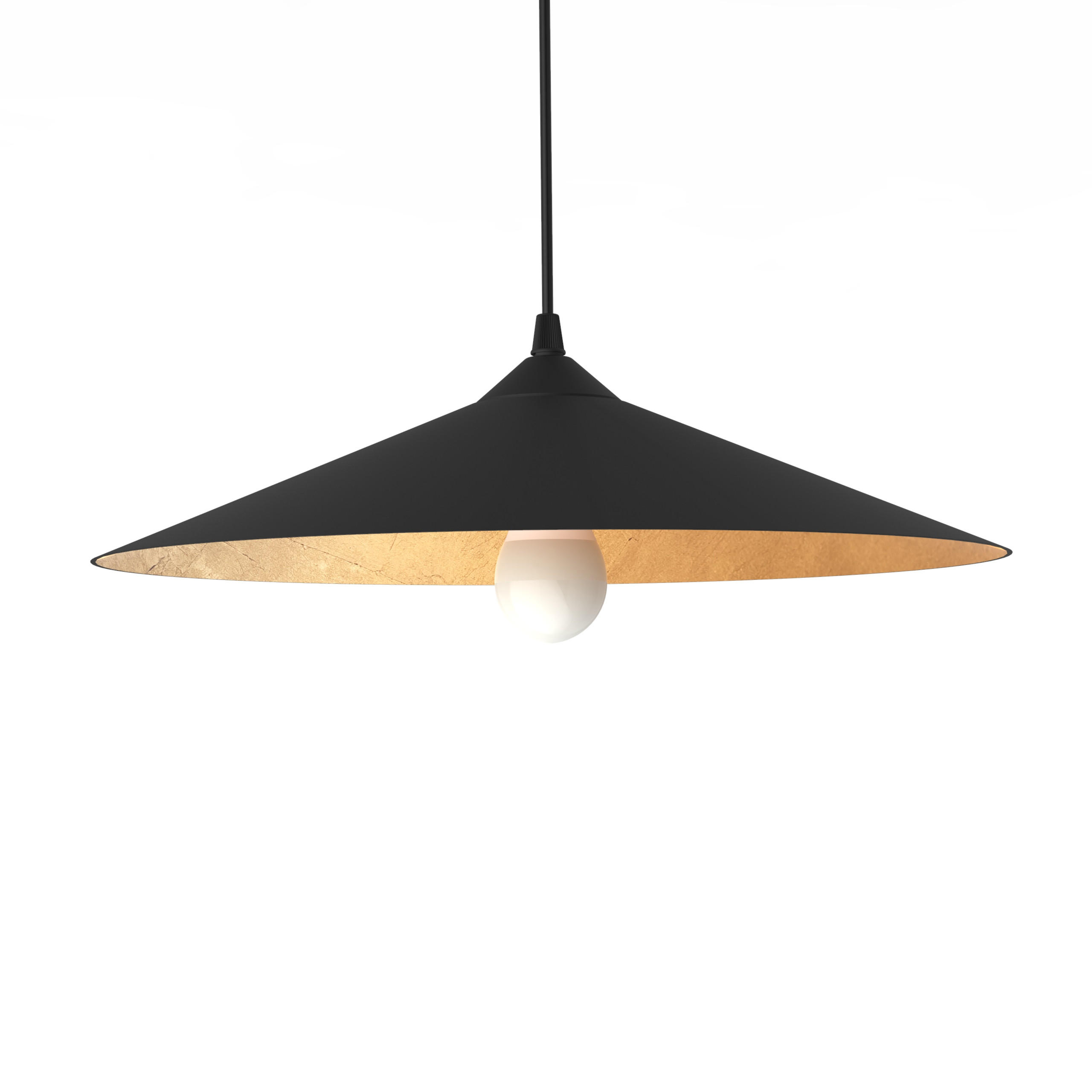 HÄNGELEUCHTE - Goldfarben, Metall (40/40/10cm) - Lumicom
