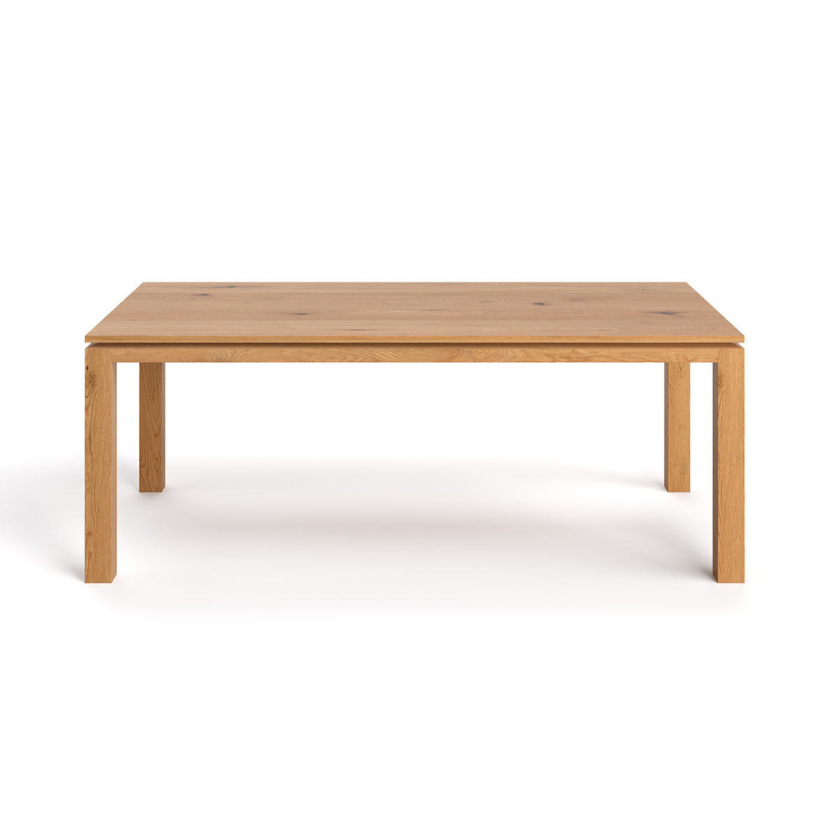 ESSTISCH Verge aus massivem Eichenholz120x100 cm - Eichefarben/Braun, Holz (120/100/75cm) - Danzz