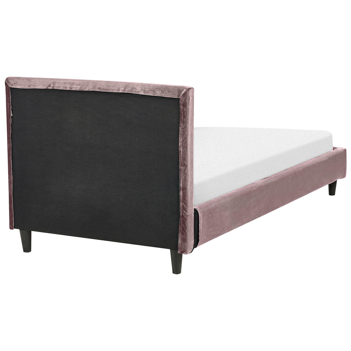 POLSTERBETT 90/200 cm Rosa Fitou - Pink, Textil (90/200cm) - Beliani