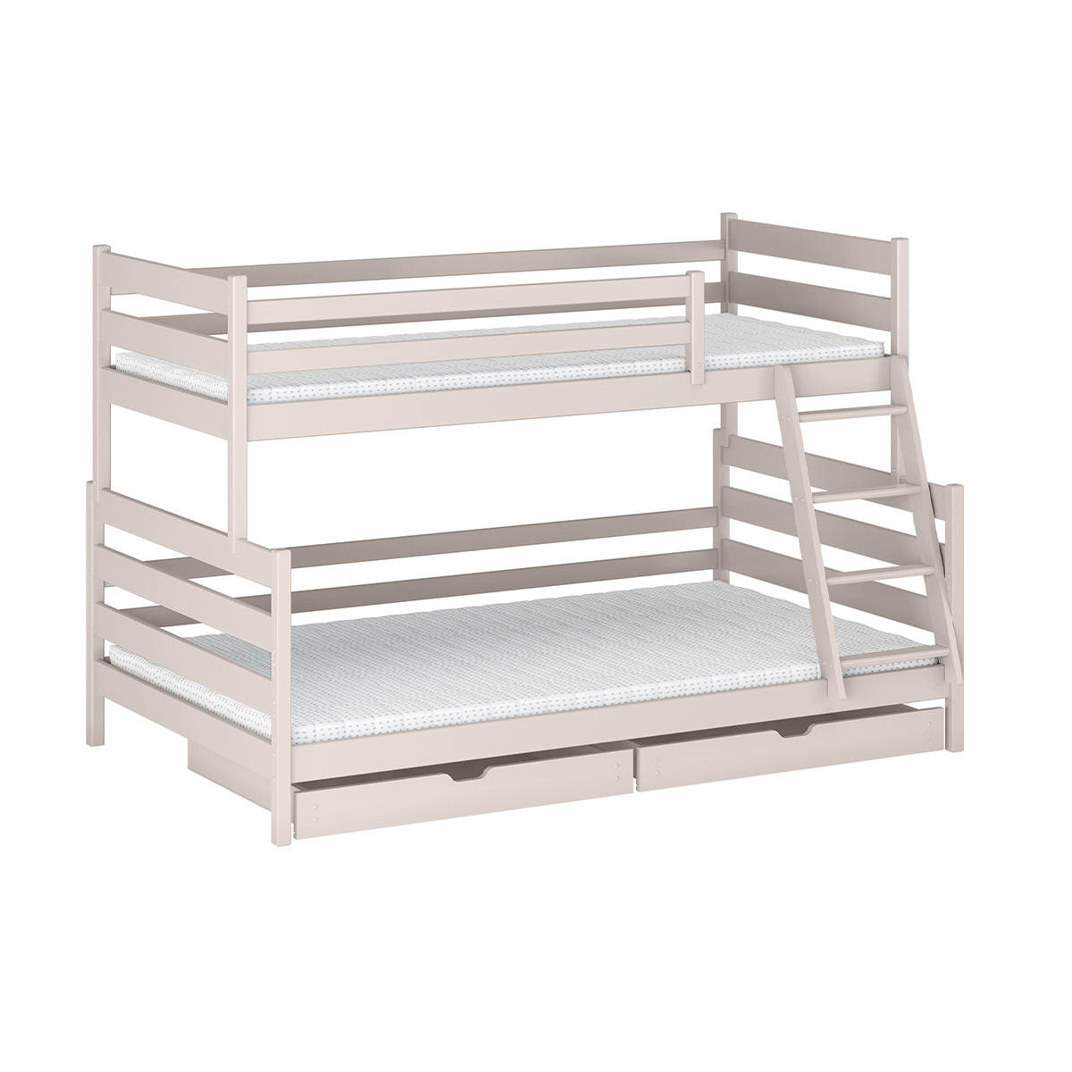 BETT 120/200 Léo Kaschmir - Beige, Holz (120/200cm) - Petits-meubles