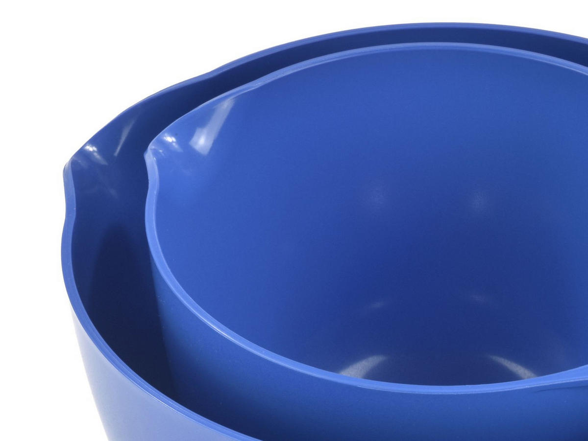 RÜHRSCHÜSSEL-SET Margrethe New blau (2tlg) - Blau, Kunststoff (21/15cm) - Rosti