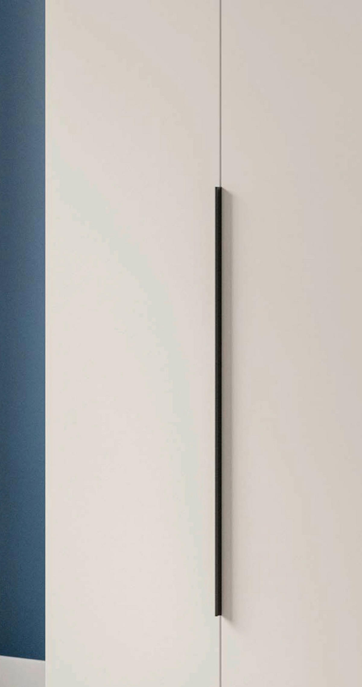 KLEIDERSCHRANK kaschmir 160 x 181 cm, Drehtürenschrank 4-türig - Kaschmir/Schwarz, Holzwerkstoff/Kunststoff (160/181/52cm) - Inn.Furn