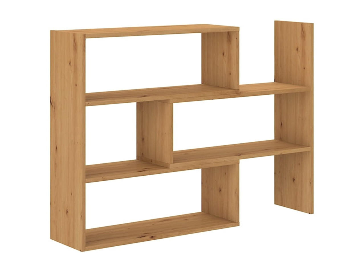 Meblini Regal Eiche Artisan 125x83x24 cm