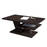 COUCHTISCH rechteckig Walnuss Wenge mit Ablage - Walnussfarben, Holzwerkstoff (60/110/45cm) - designimpex