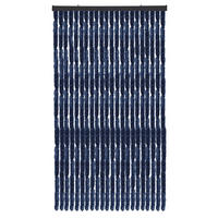 FLAUSCHVORHANG (90x200 cm) Türvorhang in "Blau" - Blau, Kunststoff (90/2/200cm) - Arsvita
