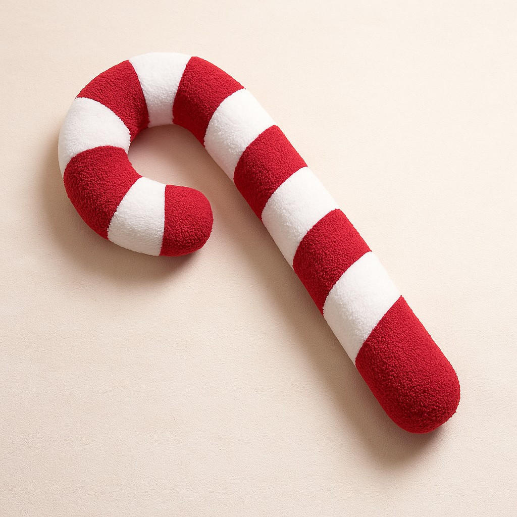 WEIHNACHTSKISSEN Plüsch Lucien 57 cm - Rot, Textil (25/57cm)