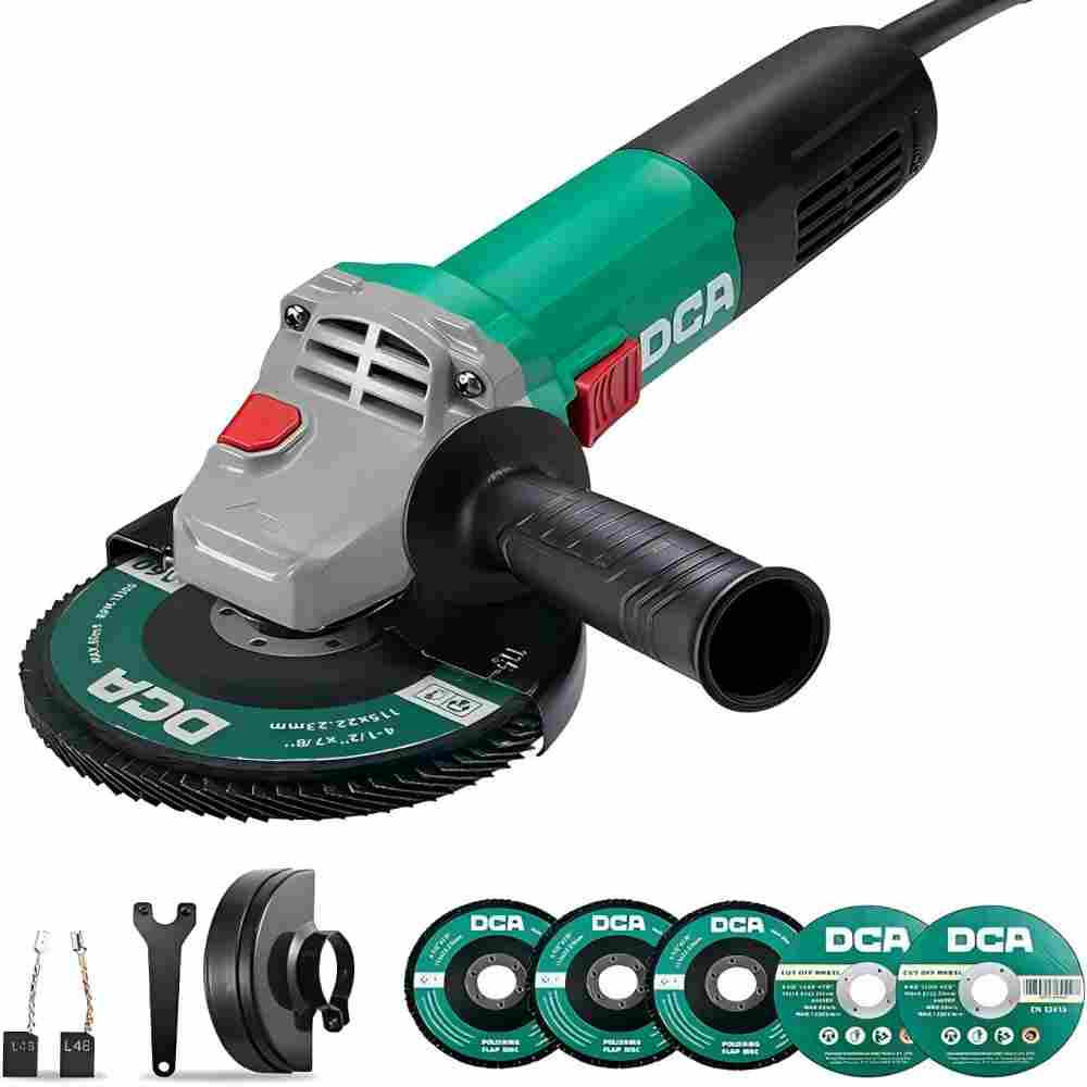 WINKELSCHLEIFER AG100-710 860W, 125 mm, 11.800 U/min - Grün, Metall (30/12/10cm)