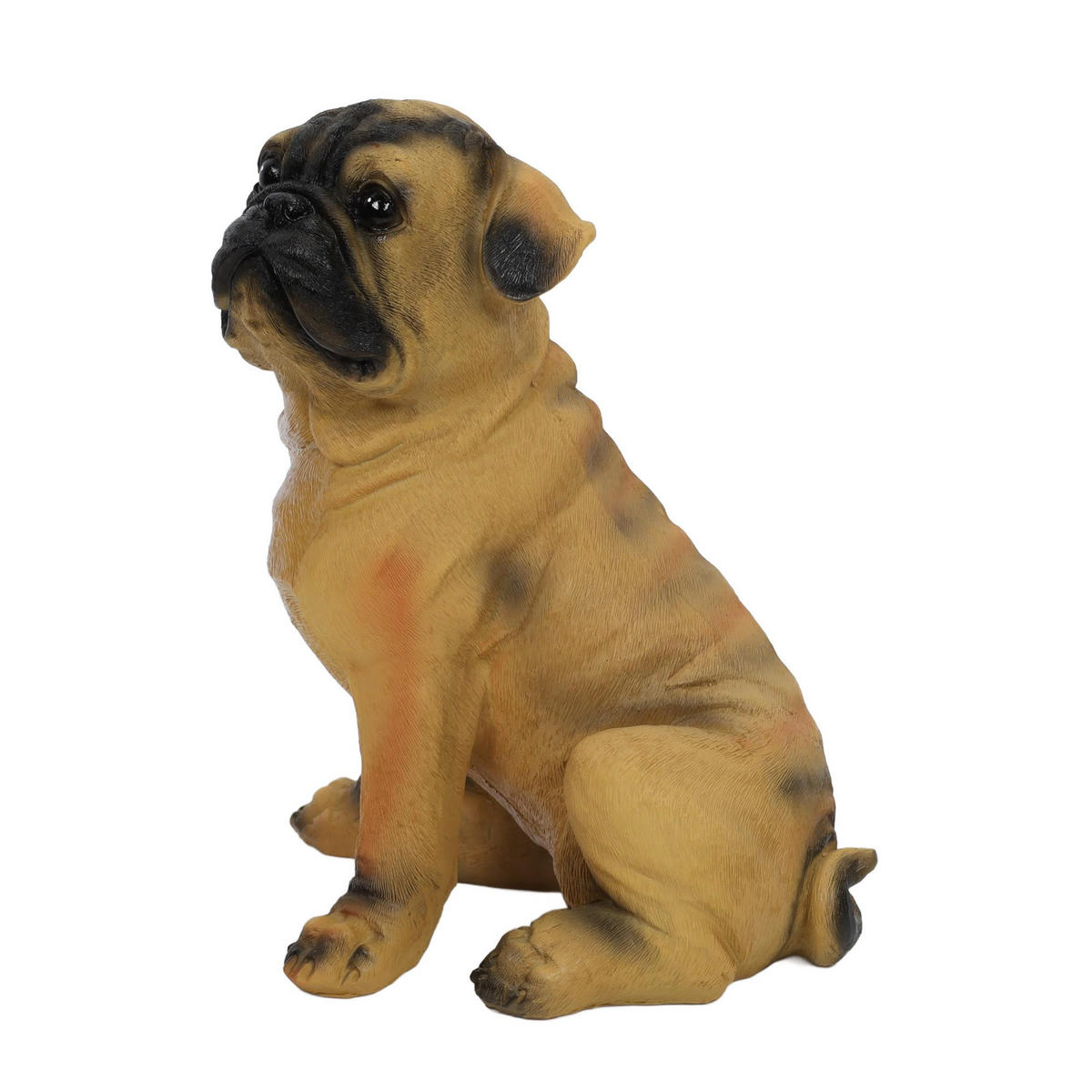 GARTENFIGUR Hund 27 cm - Braun, Kunststoff (18.5/27/17cm)