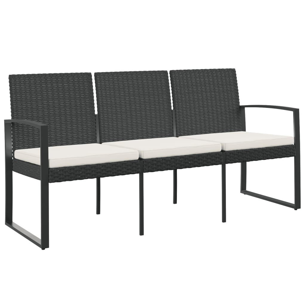 furnicato Gartenbank Anthrazit 152.5x77.5x57 cm