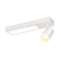 STRAHLER Birkenfeld 1-flammig 23.5/8/16.9 cm - Weiß, Metall (23.5/8/16.9cm) - Nettlife