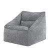 SITZSACK Sessel Chenille Natalia - Grau, Kunststoff/Textil (100/80/88cm) - icon
