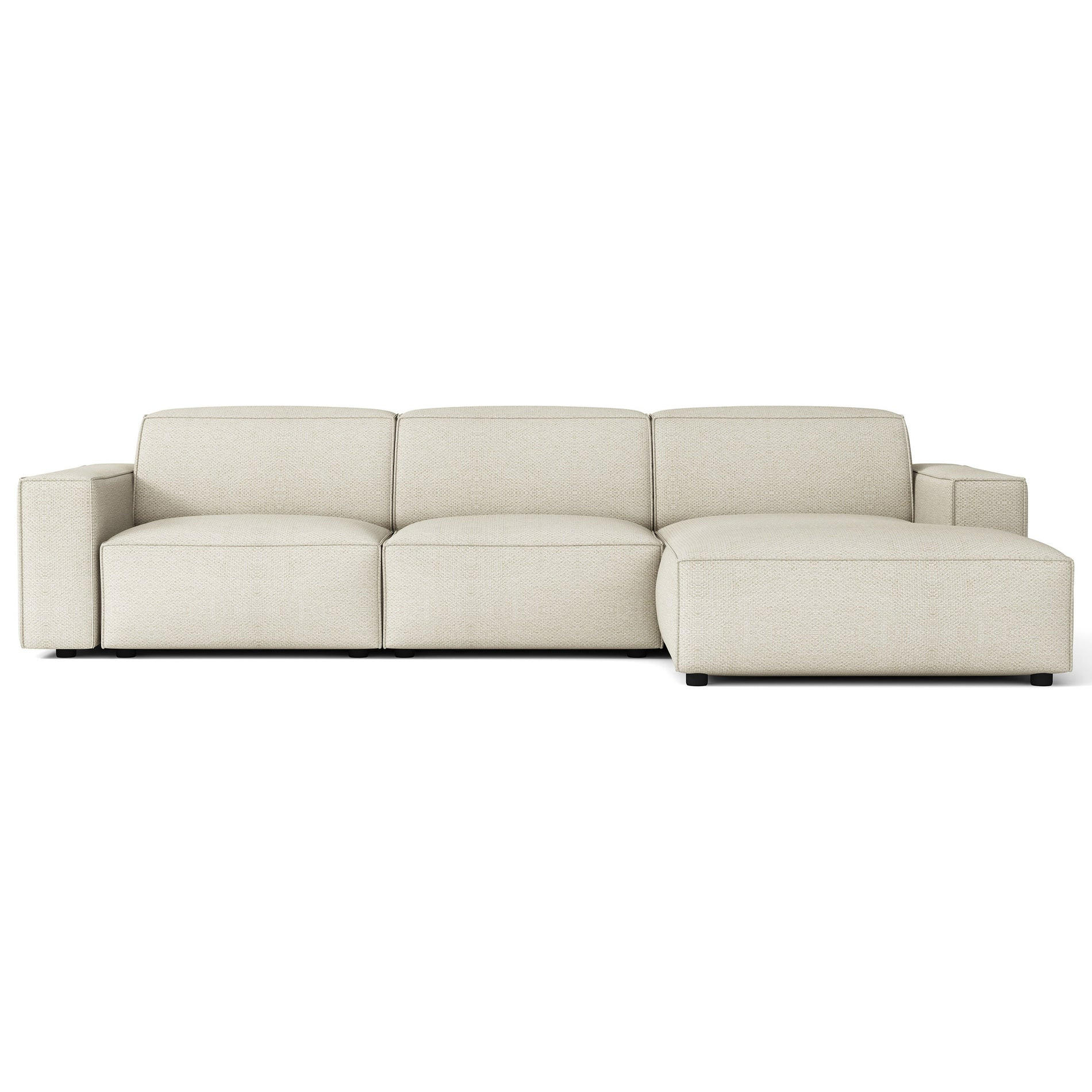 ROHOVÁ POHOVKA Sellmo 287 cm - černá/krémová, textil/plast (292/166cm) - Selsey