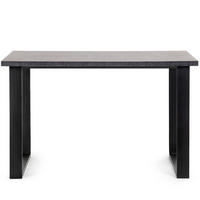ESSTISCH CETO rechteckig Loft-Stile, grau - Schwarz/Grau, Holz/Metall (80/125/77cm) - KONSIMO®