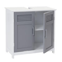 WASCHBECKENUNTERSCHRANK Grau - Grau, Holz (60/60/30cm) - MCW