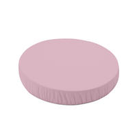 CEARȘAF cu elastic pentru bebe 7in1 oval - roz antic, material textil (73/73cm) - waldin