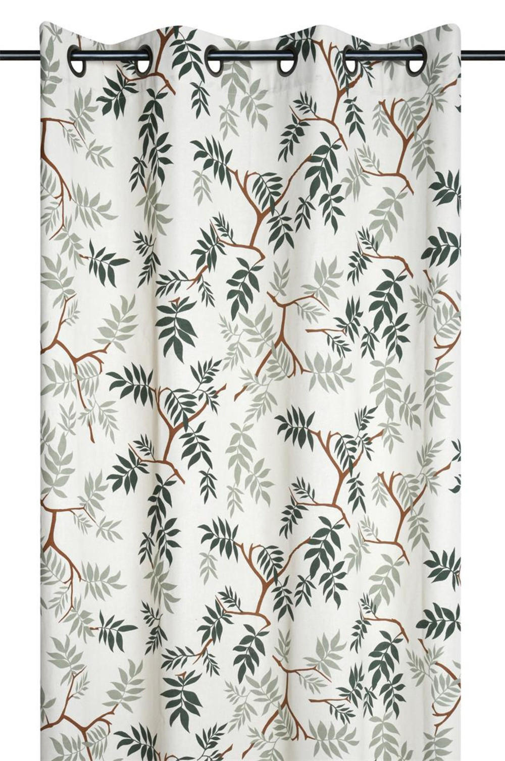 BAUMWOLLVORHANG Botanys 140/260 cm - Multicolor, Naturmaterialen (140/260cm)