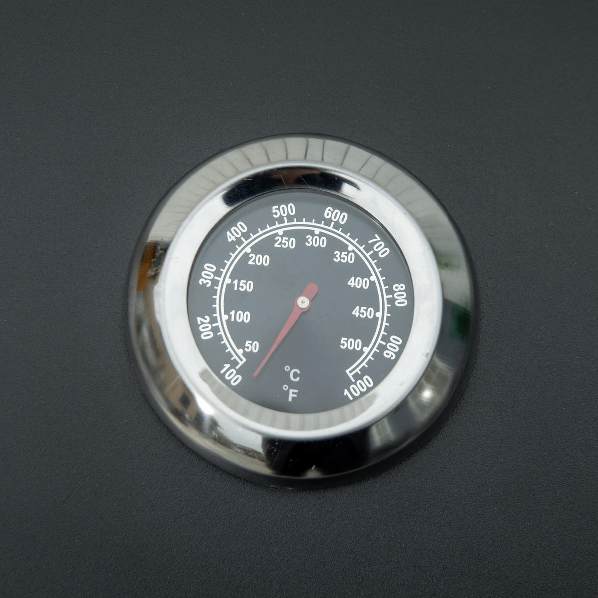 GASGRILL BBQ mit 2 Brennern mobil Edelstahl Schwarz 55 x 46,5 x 41 cm - Schwarz, Metall (46.5/41/55cm) - Outsunny