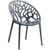 GARTENSTUHL Kunststoff anthrazit - Anthrazit, Kunststoff (59/80/60cm) - CLP