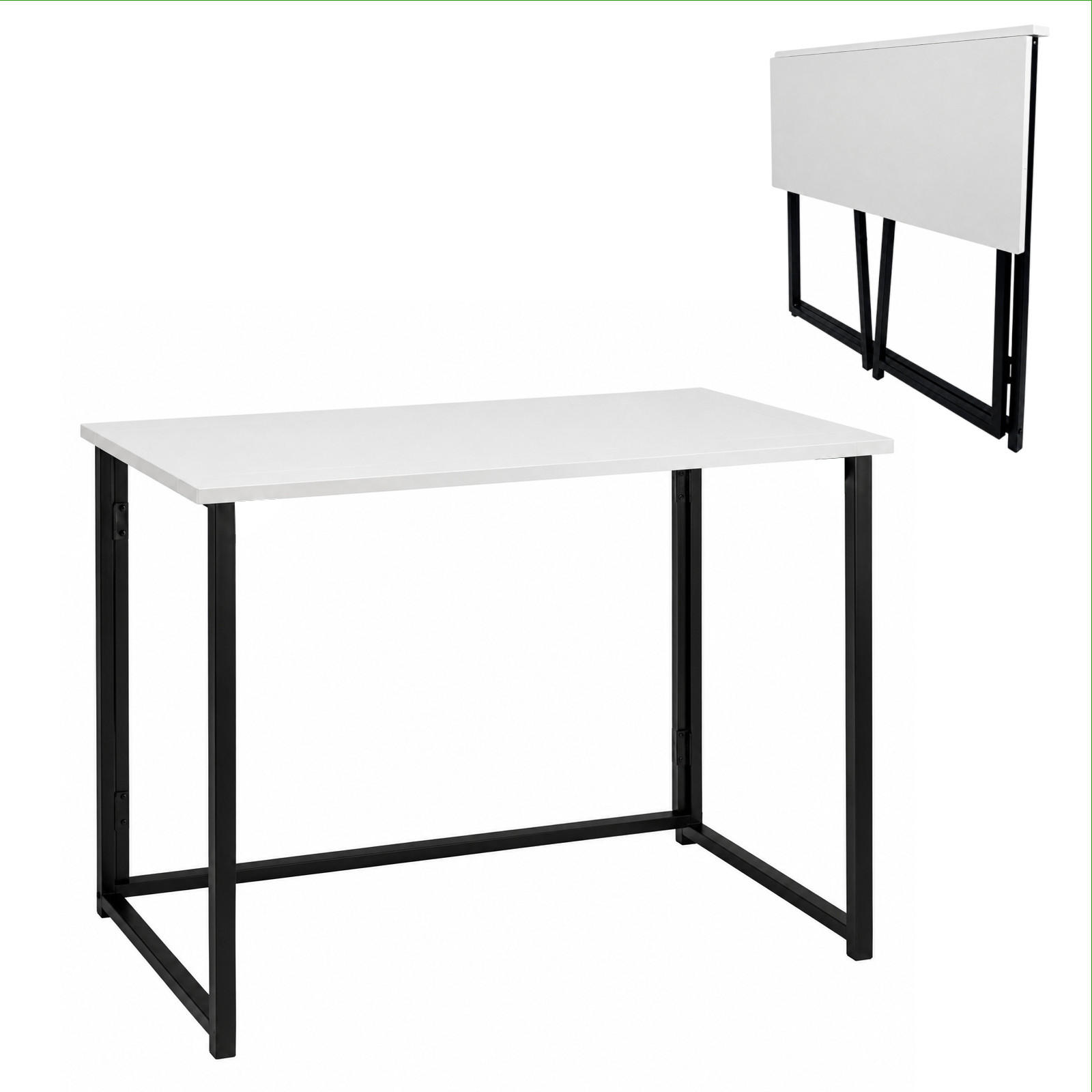 Begryf Klappschreibtisch Schwarz, Weiß 80x74x40 cm