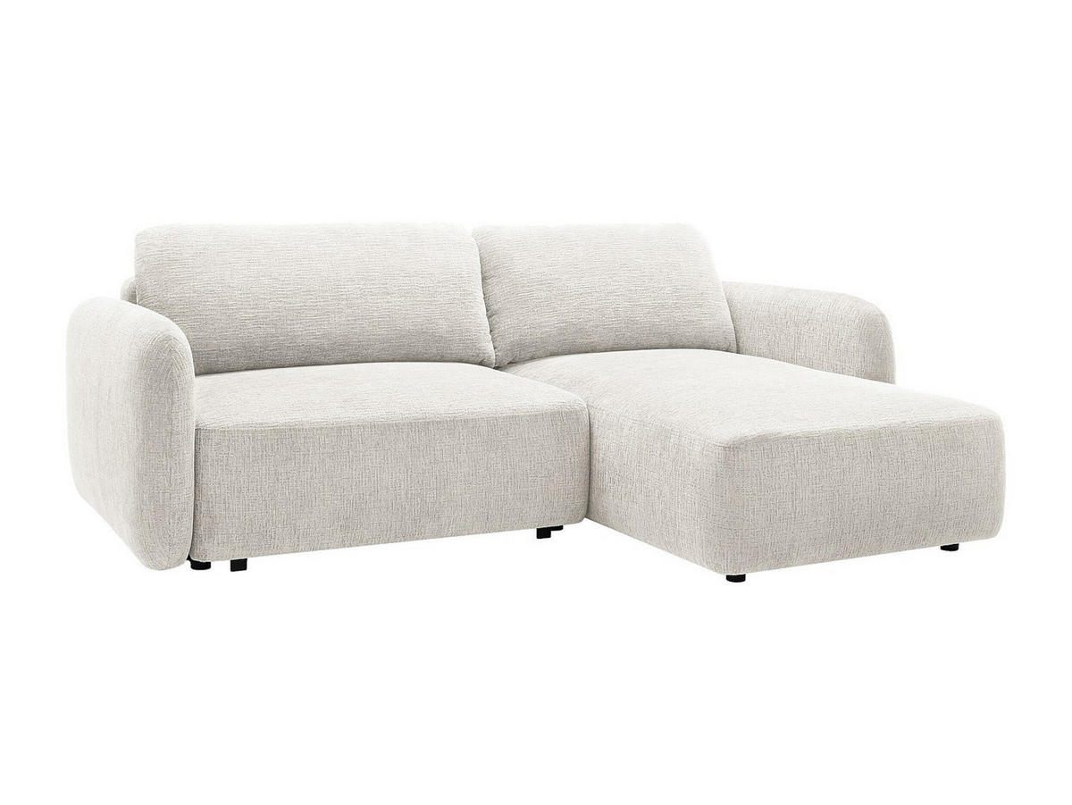 SCHLAFSOFA - 4 Personen - stoff - gebrochenes weiß Plufati - Weiß, Textil (230/83/165cm) - Vente-Unique