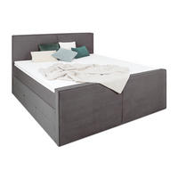 BOXSPRINGBETT Buffalo Anthrazit 160 /200 cm H2/H3 Cord - Anthrazit, Textil (160/200cm) - wonello
