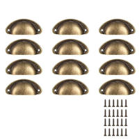 SCHRANKKNOPF Bronze 12er-Set - Goldfarben, Metall (3.6/3.6/8.2cm)