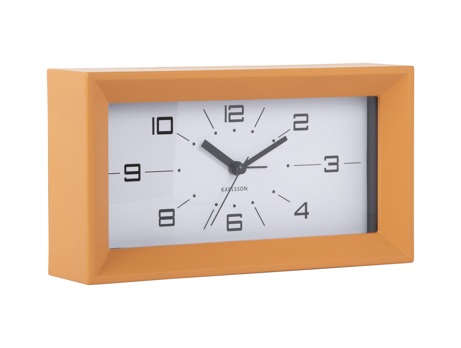 WECKER Lujo Gelb 20.2/20.2/11.2 cm - Gelb, Kunststoff (20.2/11.2/20.2cm) - Karlsson