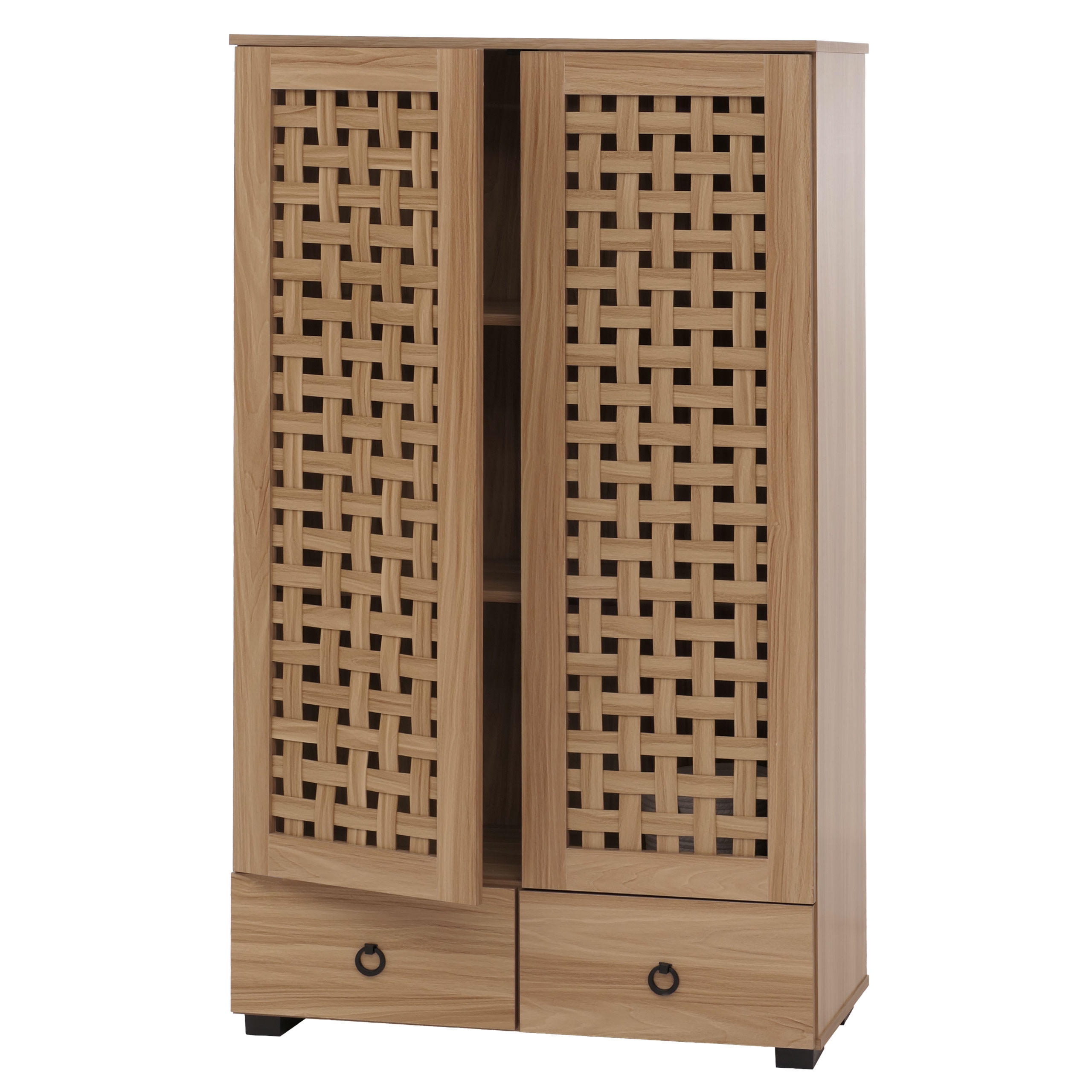 SCHRANK Braun - Braun, Holzwerkstoff (80/138/36cm) - MCW
