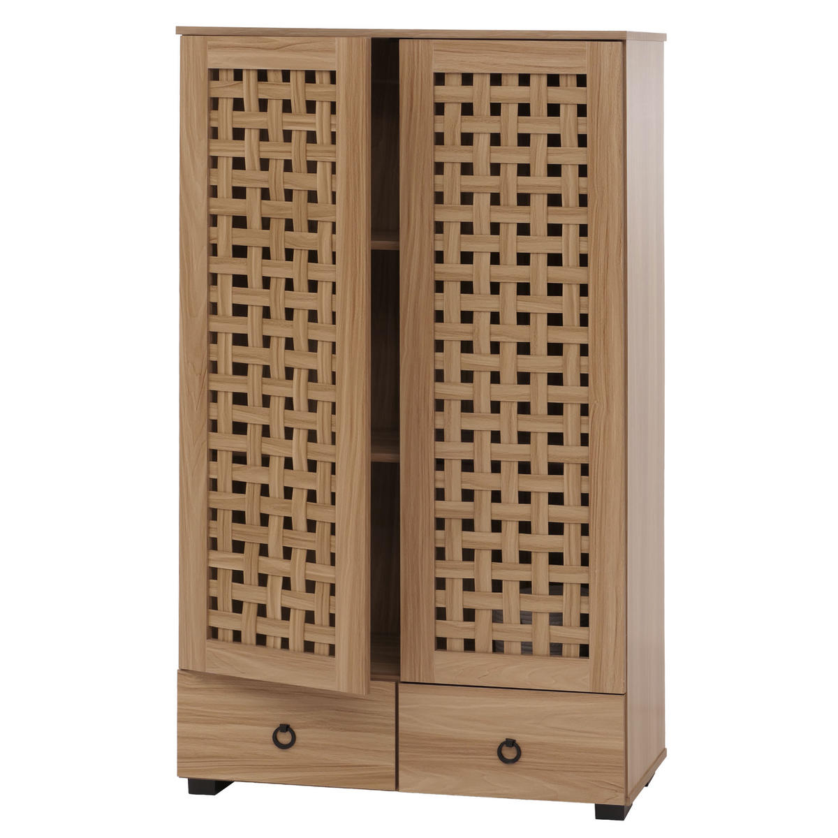 SCHRANK Braun - Braun, Holzwerkstoff (80/138/36cm) - MCW