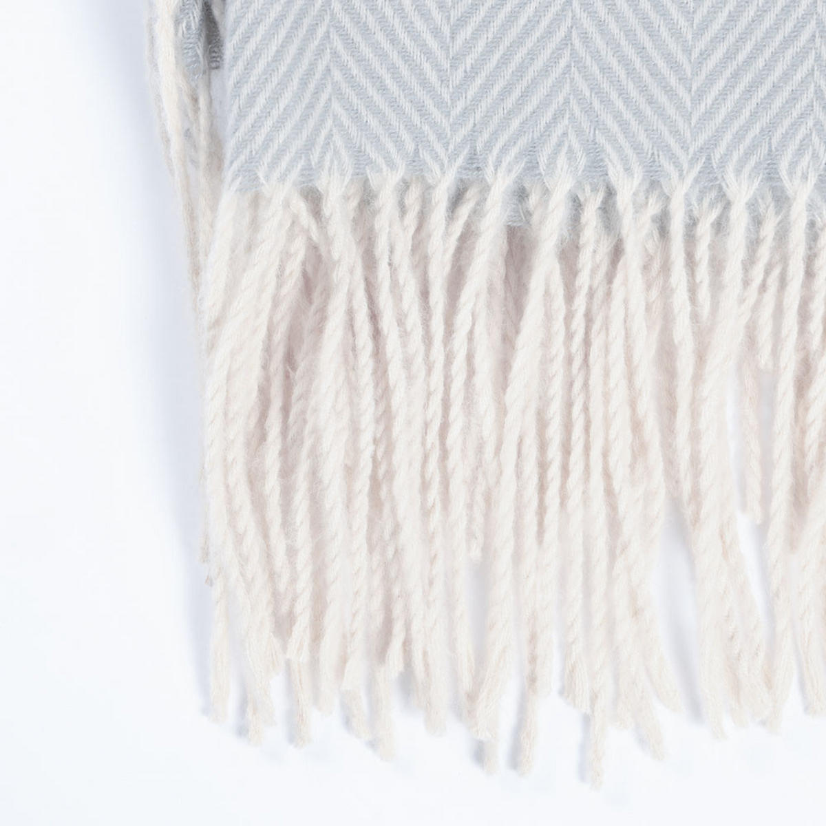 WOLLDECKE MILA - Farbe: Grau, Größe: 140 x 200 cm - Grau, Kunststoff (140/200cm) - Home Deluxe