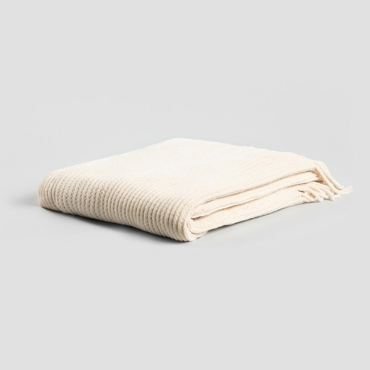 Thumbnail - Homla Decke, Ecru, Textil, Uni, Füllung: Polyester, 130x170 cm, Wohntextilien, Decken