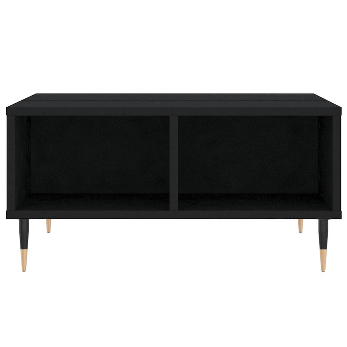 COUCHTISCH Schwarz 60x60x30 cm Holzwerkstoff - Schwarz, Holzwerkstoff (60/60/30cm) - furnicato
