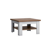 KONFERENČNÝ STOLÍK Léandre Biela a drevo - biela, kompozitné drevo (70.1/70.1/52.7cm) - Petits-meubles