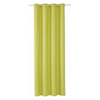 ÖSENVORHANG DOVE Blickdicht - Limette, Textil (140/0.5/245cm) - Tom Tailor
