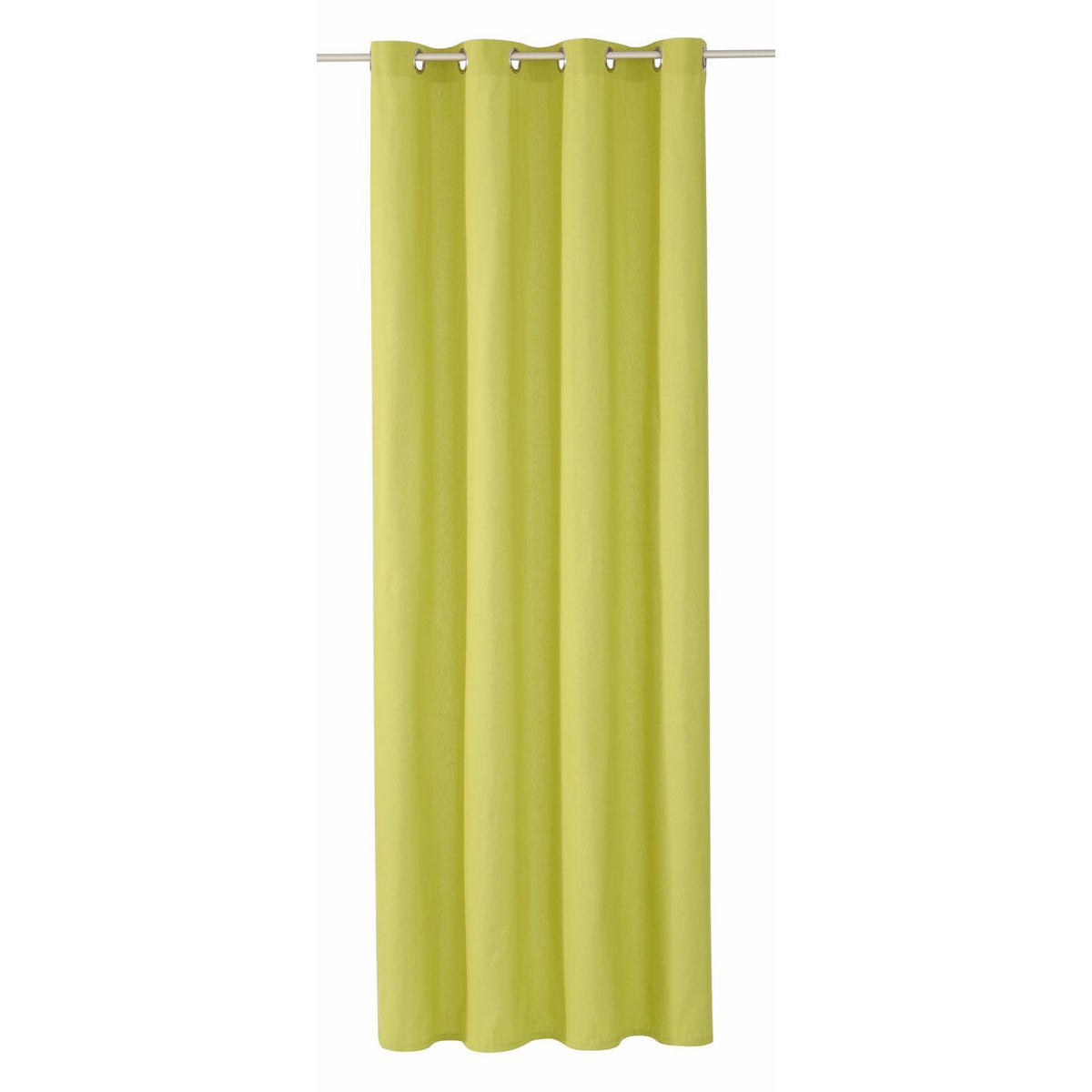 ÖSENVORHANG DOVE Blickdicht - Limette, Textil (140/0.5/245cm) - Tom Tailor
