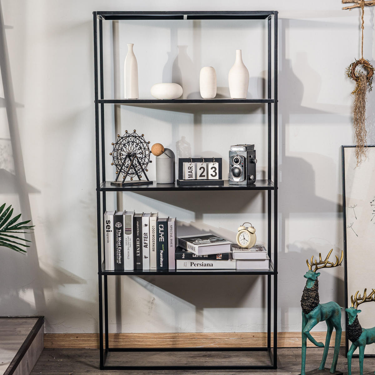 REGAL Schwarz - Schwarz, Metall (75/154/27cm) - Nordlys