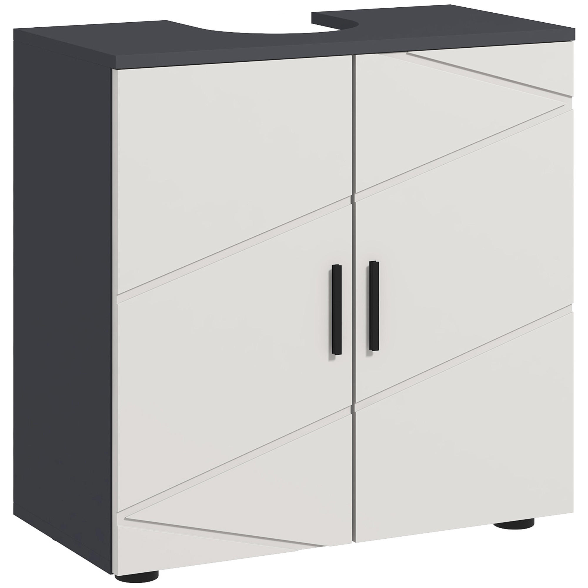 HÄNGESCHRANK Hellgrau 1 Stück - Hellgrau, Kunststoff (60/60/30cm) - GiPP