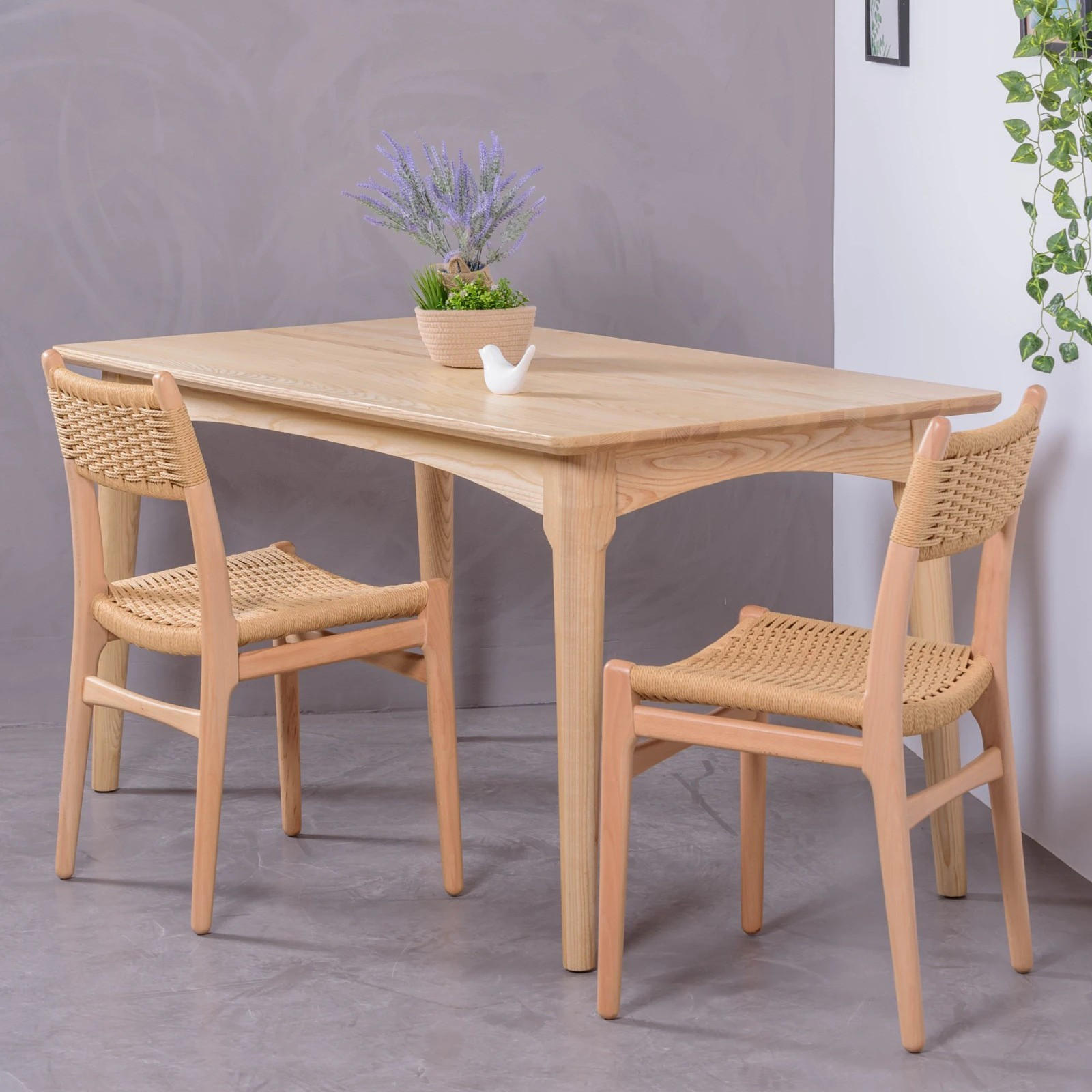 ESSTISCH Rechteckig Eschefarben 80/150/75 cm - Eschefarben, Holz (80/150/75cm) - Nest Dream