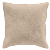 DEKO-KISSENBEZUG mit Muster Romane 40/40/0,5 cm - Beige, Textil (40/40cm) - Douceur d´intérieur