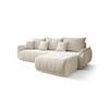 ECKSOFA mit Schlaffunktion TOKYO R Monoligt 02 Rechts - Beige, Textil (280/185cm) - Bedante