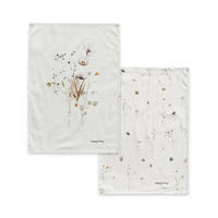 GESCHIRRTUCH (2 tlg) ikebana 70x50 cm mehrfarbig - Multicolor, Textil (70/50cm) - Happy Friday