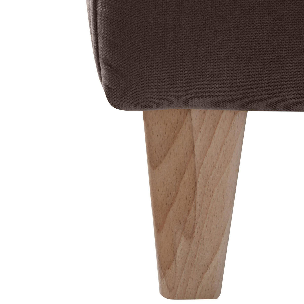 SESSEL Karol Bezug Veloursstoff Buche natur / braun - Braun, Kunststoff (71/81/70cm) - 58aufmkessel