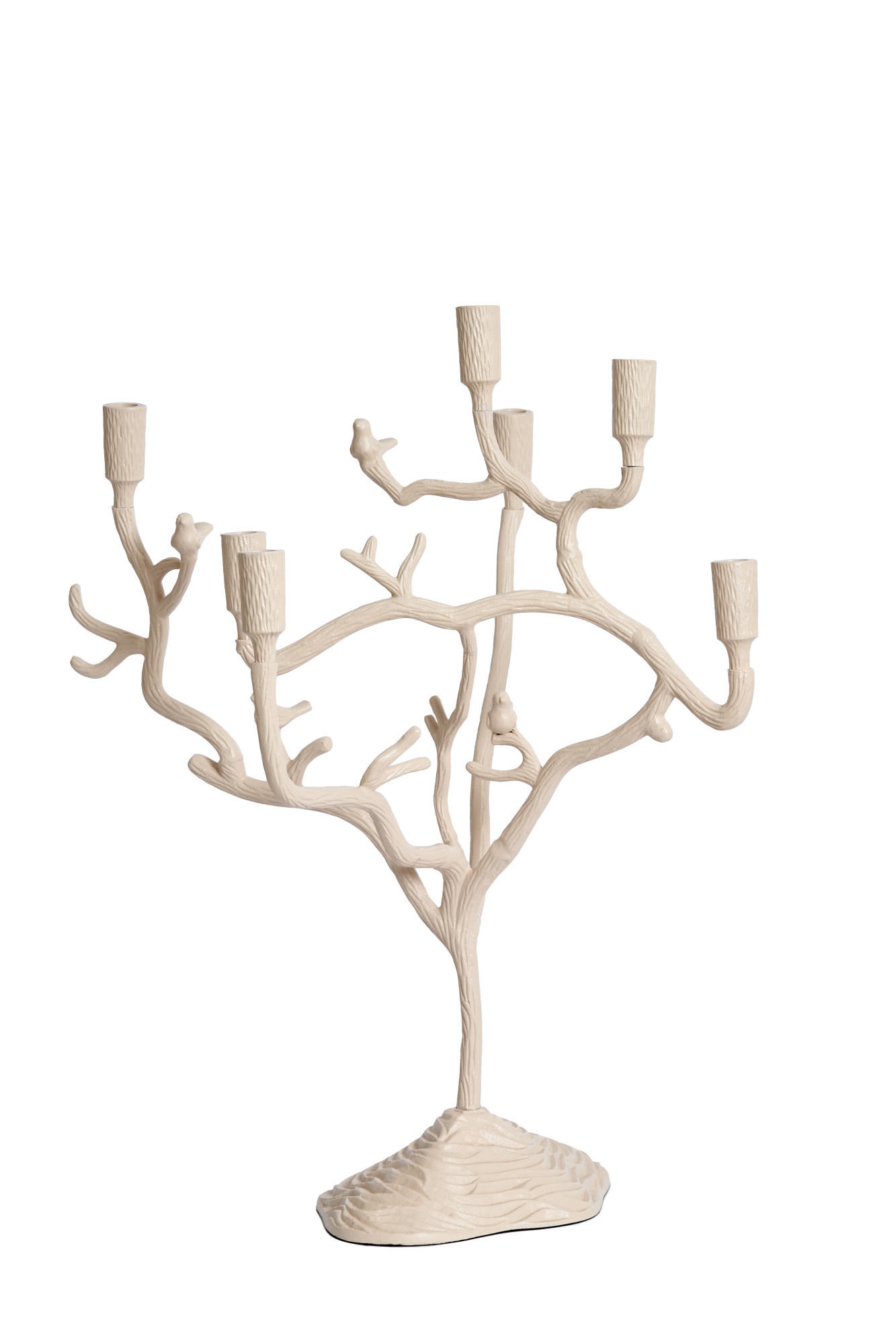 KERZENHALTER Jardia Weiß Ø60/70 cm - Weiß, Metall (35/70/60cm) - Light & Living