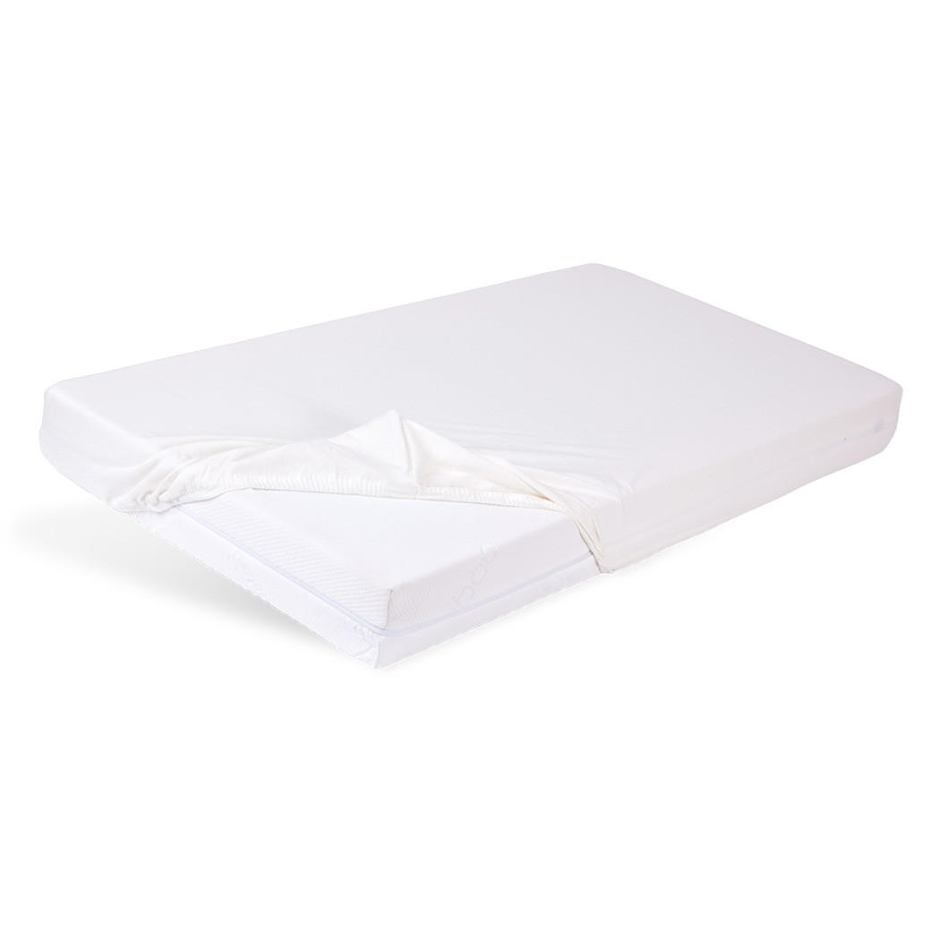 BETTLAKEN Bamboo Baby mit Gummizug - Weiß, Textil (60/120cm) - Mr Mattress