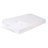 BETTLAKEN Bamboo Young mit Gummizug - Weiß, Textil (80/160cm) - Mr Mattress