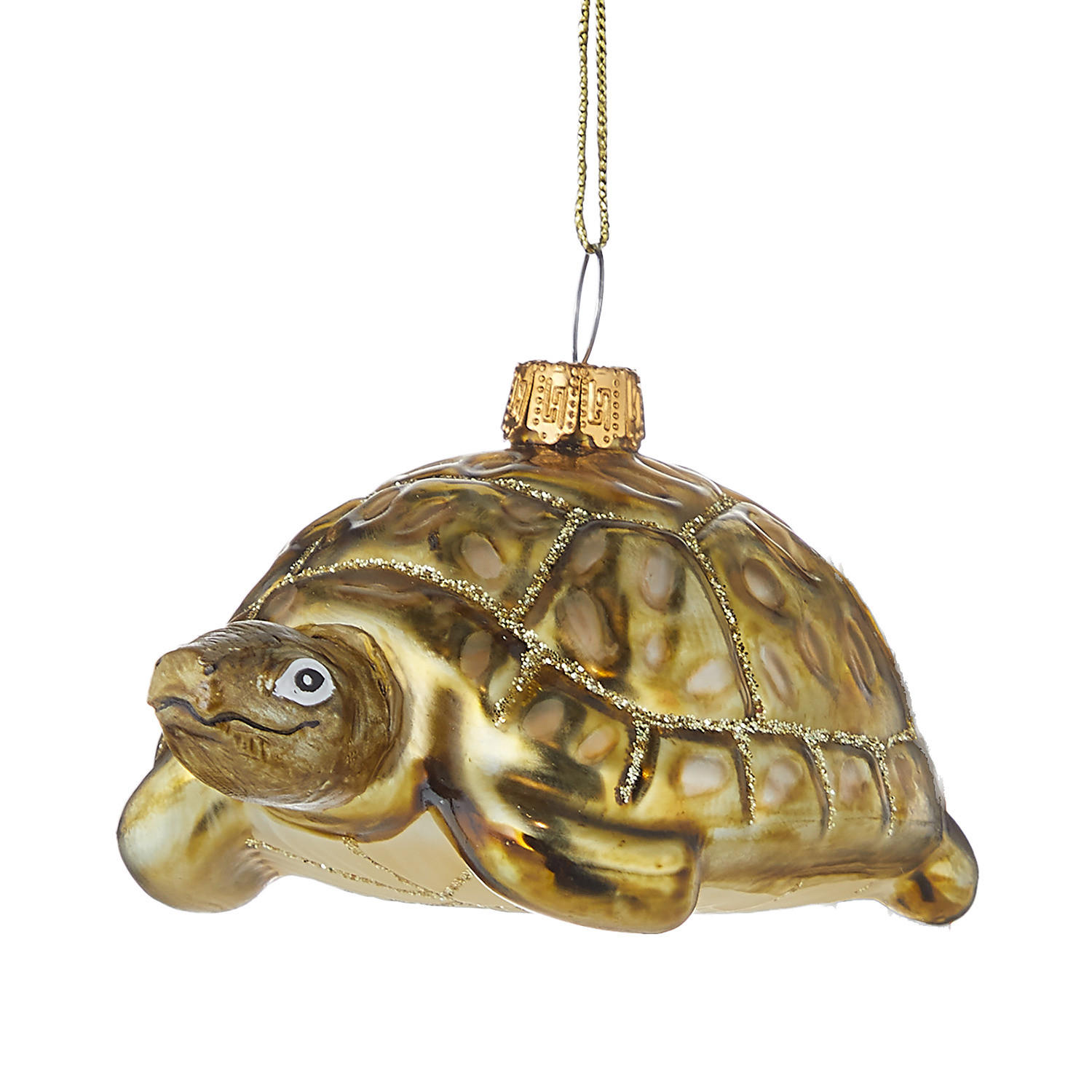 BAUMANHÄNGER Hang On Schildkröte - Grün, Glas (8/4/6cm) - Butlers