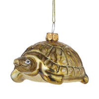 BAUMANHÄNGER Hang On Schildkröte - Grün, Glas (8/4/6cm) - Butlers